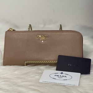 Authentic Prada Saffiano Leather Wallet